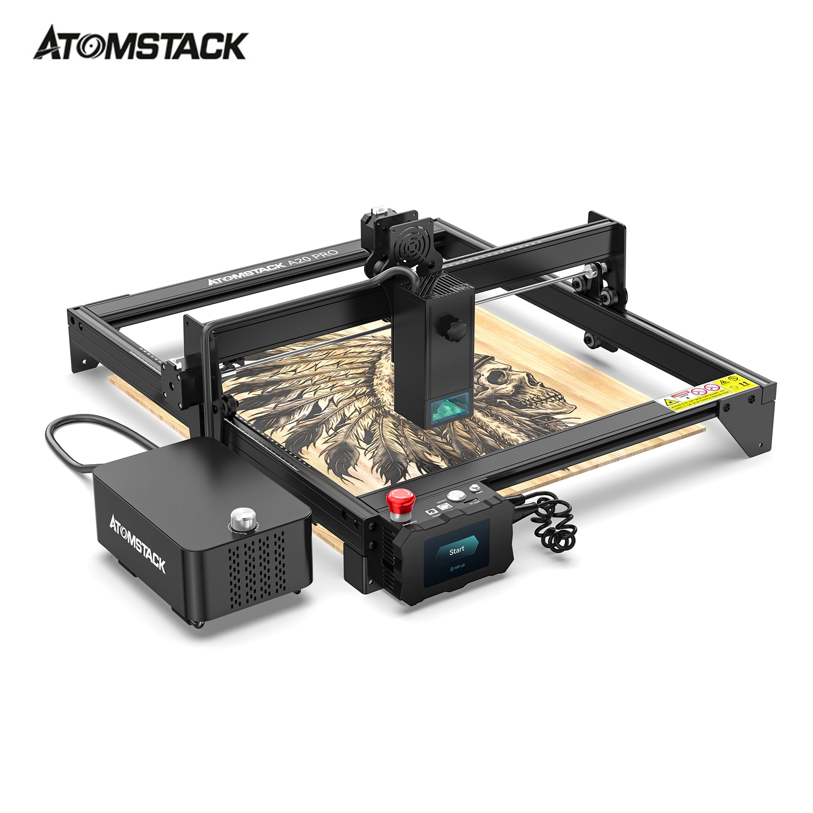 ATOMSTACK-A20 Pro   ܱ, 20W   ʹ     400x400mm   